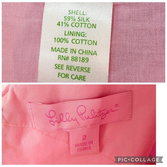 Rare Lilly Pulitzer Hotty Pink First Impression Chloe One Shoulder Dress Size 2 - Picture 12 of 15